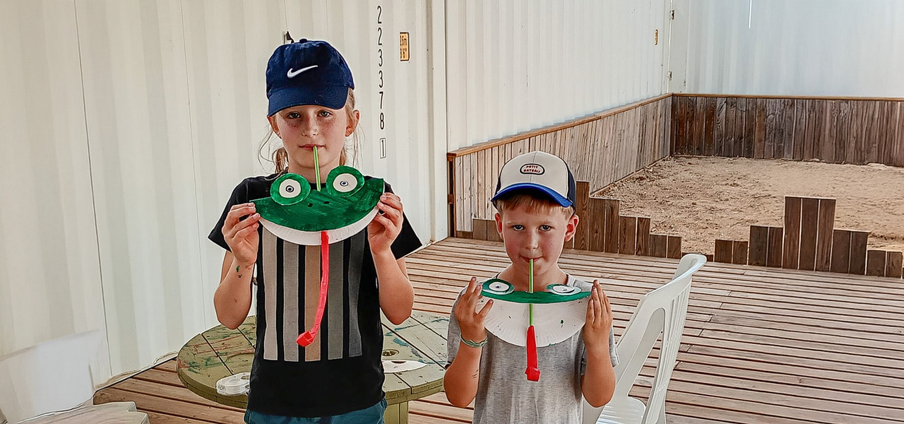 Camping la vetta animation grenouille langue de belle mere